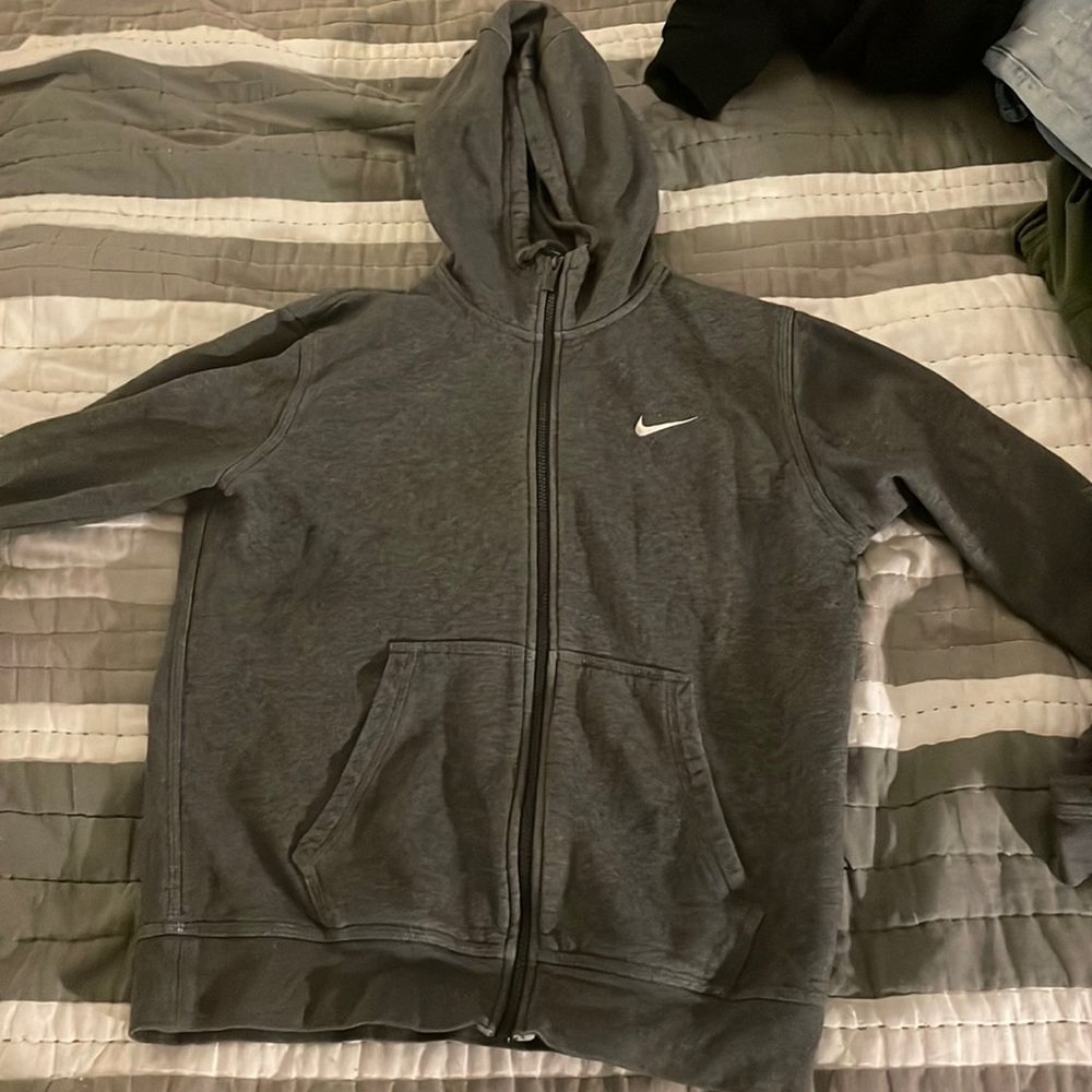 Grey Nike Hoodie, Size M